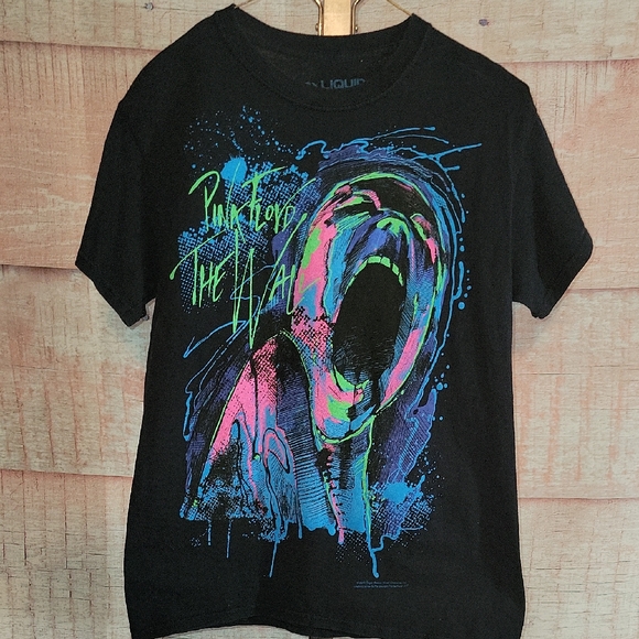 Liquid Blue Other - Pink Floyd The Wall Liquid Blue Graphic Tee